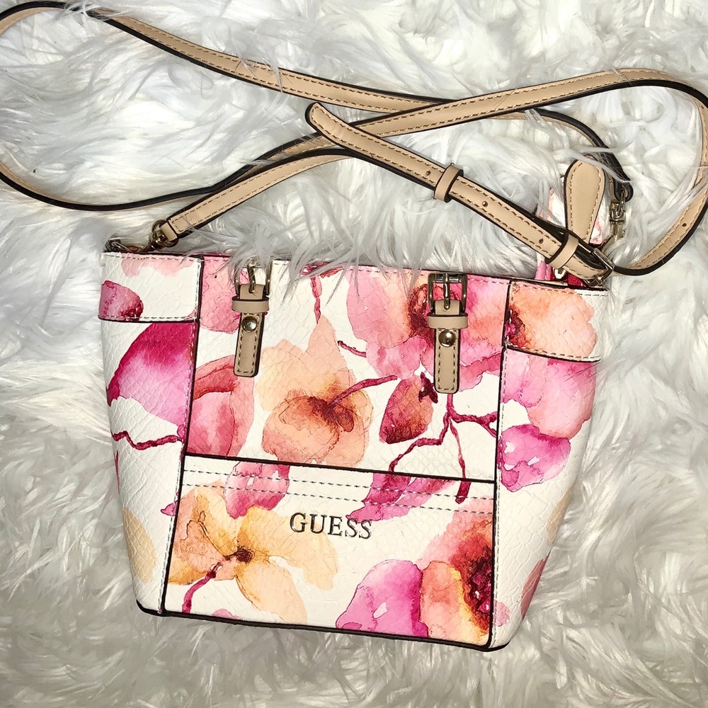 GUESS floral side bag